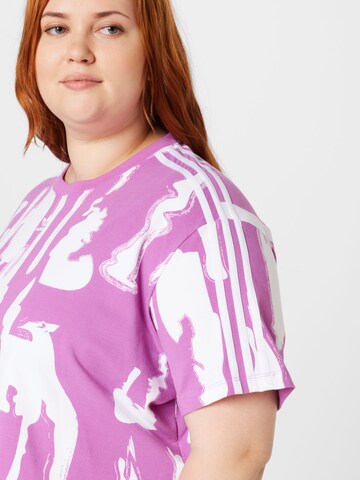 T-shirt 'Thebe Magugu Allover Print ' ADIDAS ORIGINALS en violet