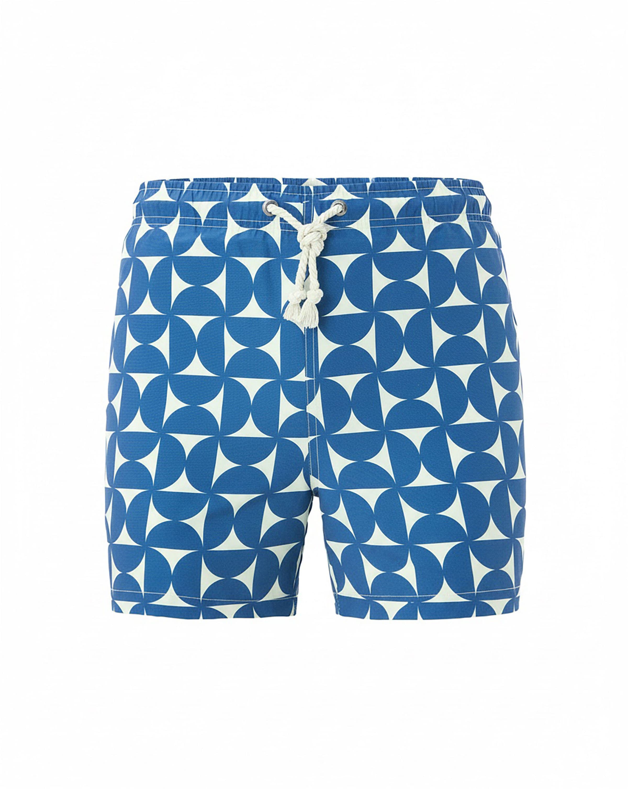 Gassa d'Amante Zwemshorts 'Ischia' in Blauw: voorkant