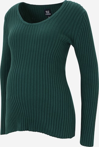 Gap Maternity Sweater in Green: front