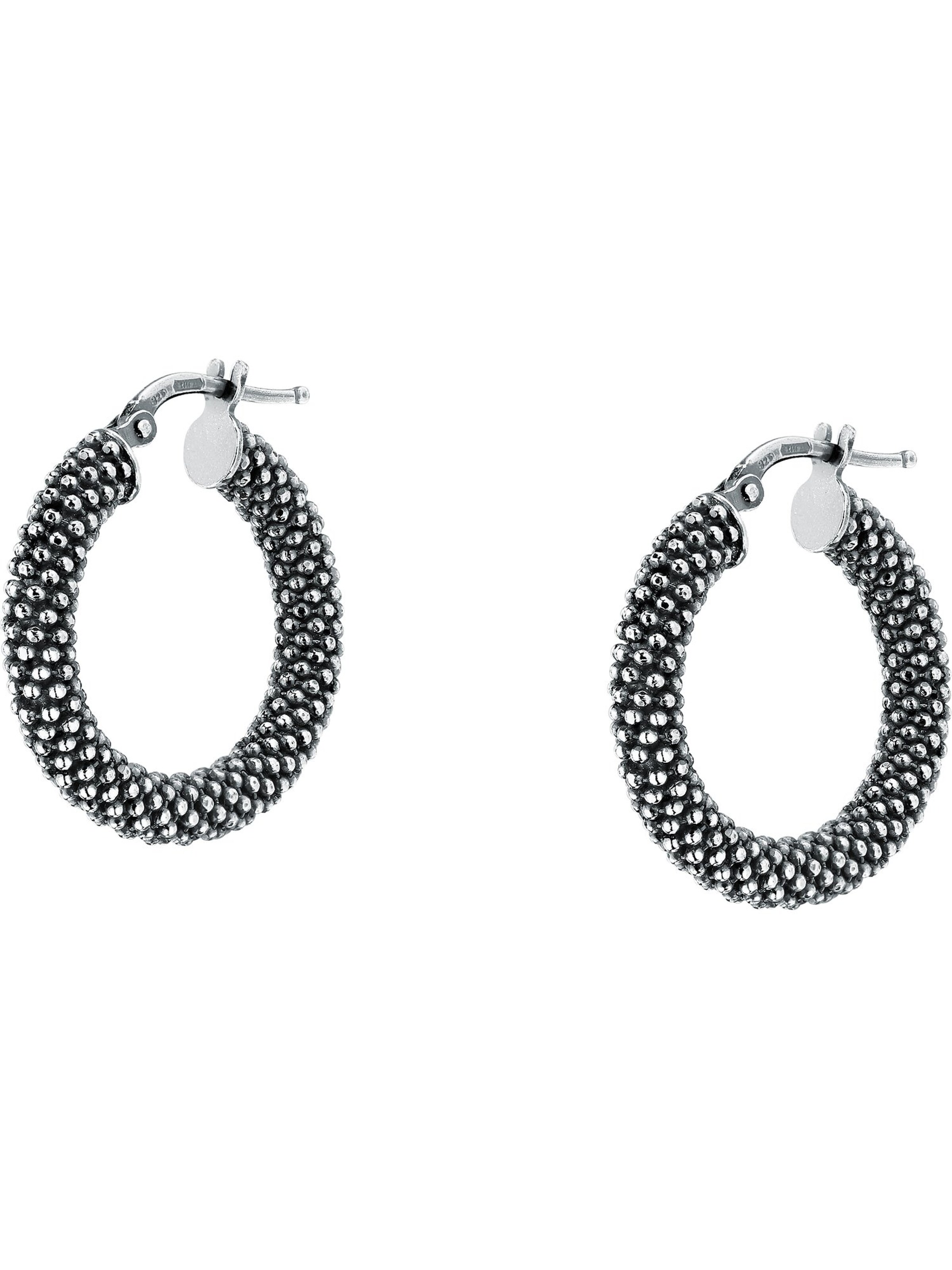 CHRIST Earrings in Grey: front