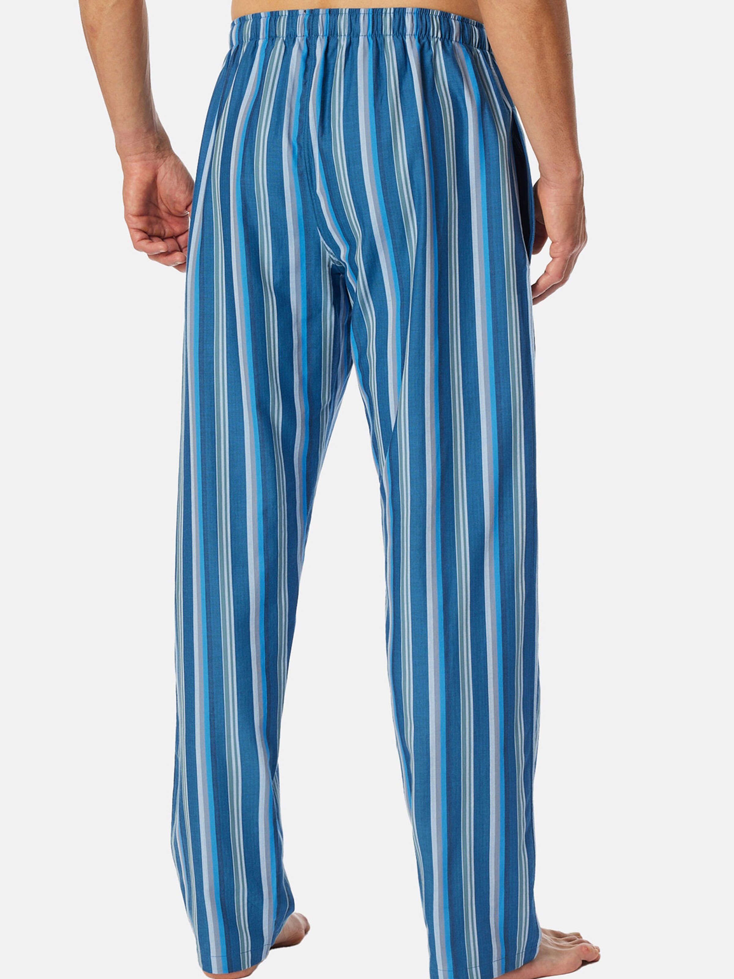 Pantalon de pyjama ' Mix + Relax ' SCHIESSER en bleu