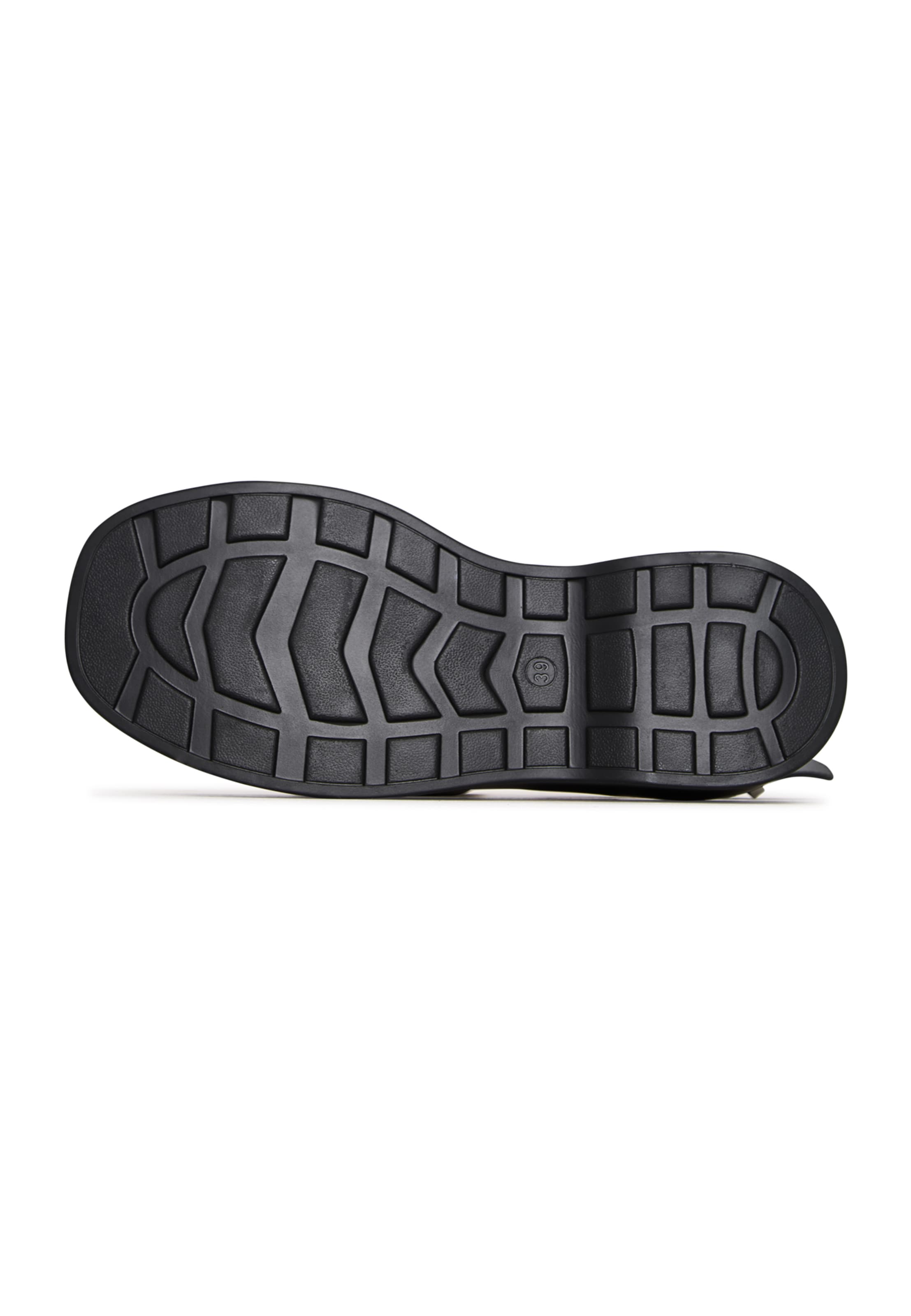 CESARE GASPARI Teenslipper in Zwart