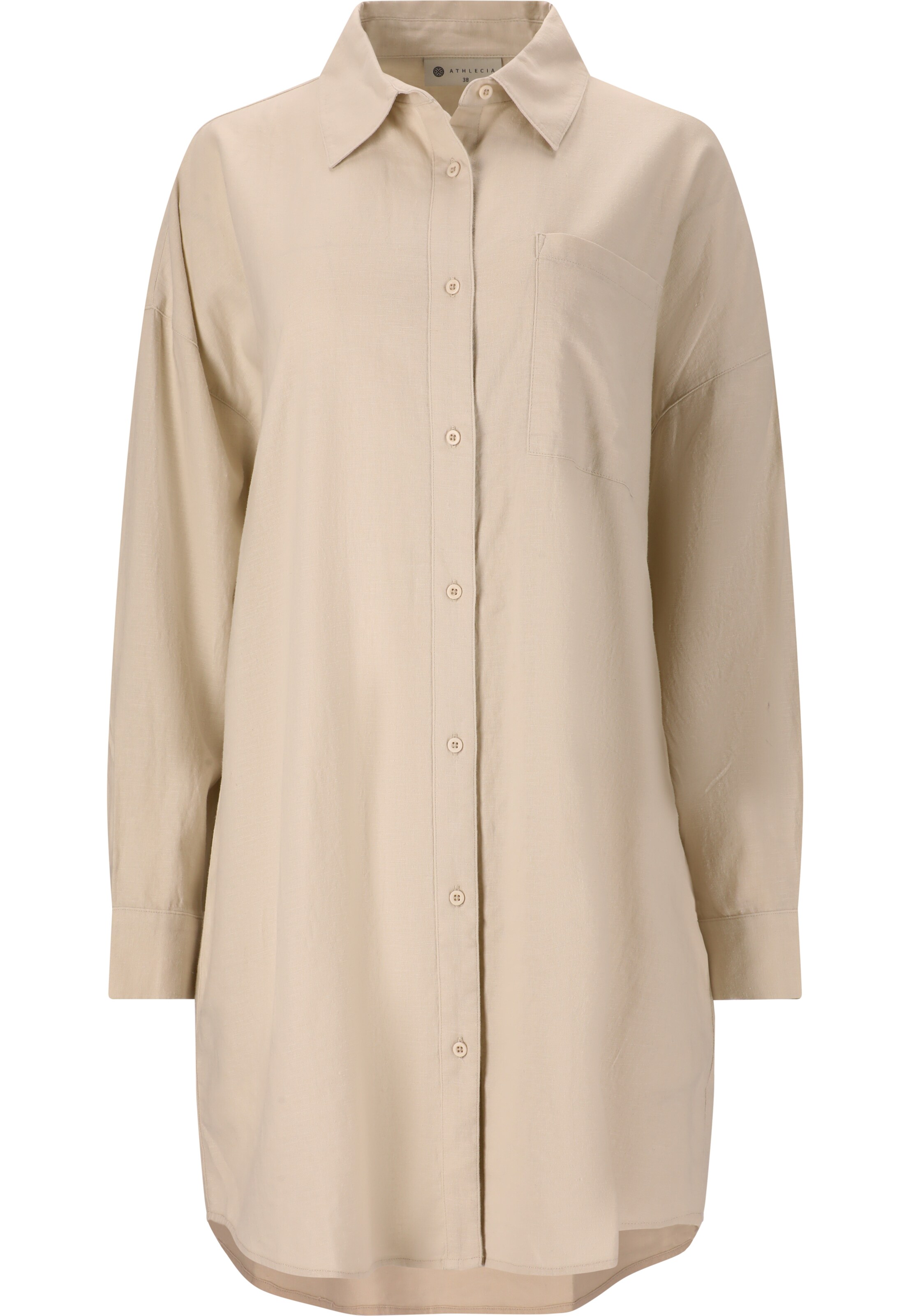 Athlecia Shirt dress 'Resort' in Light beige, Item view