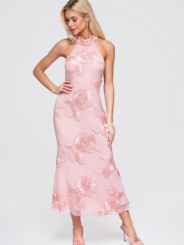 Ombre Evening dress in Pink