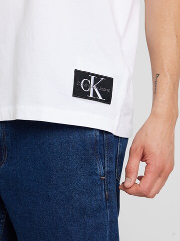 Calvin Klein Jeans Koszulka w kolorze biały