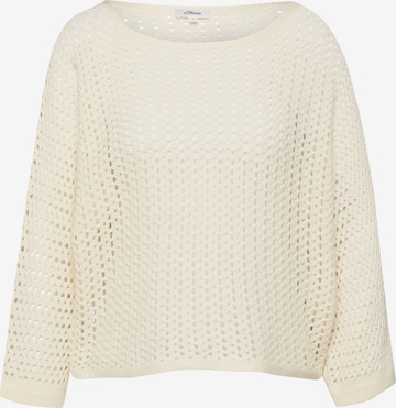 Pull-over s.Oliver en beige : devant