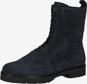 Högl Lace-Up Ankle Boots in Blue: front