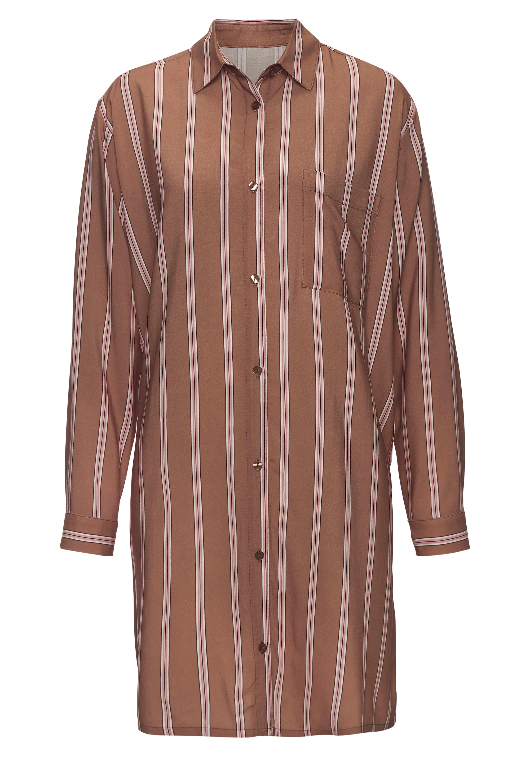 LASCANA Nightgown in Brown: front