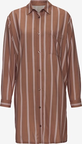 Chemise de nuit LASCANA en marron : devant