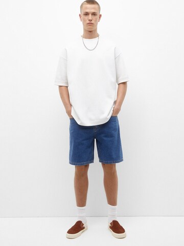 Pull&Bear Loosefit Farmer - kék