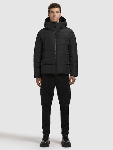 khujo - Casaco de inverno 'WOU' em preto