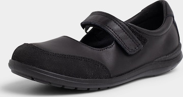 Scarpa bassa di Pisamonas in nero: frontale