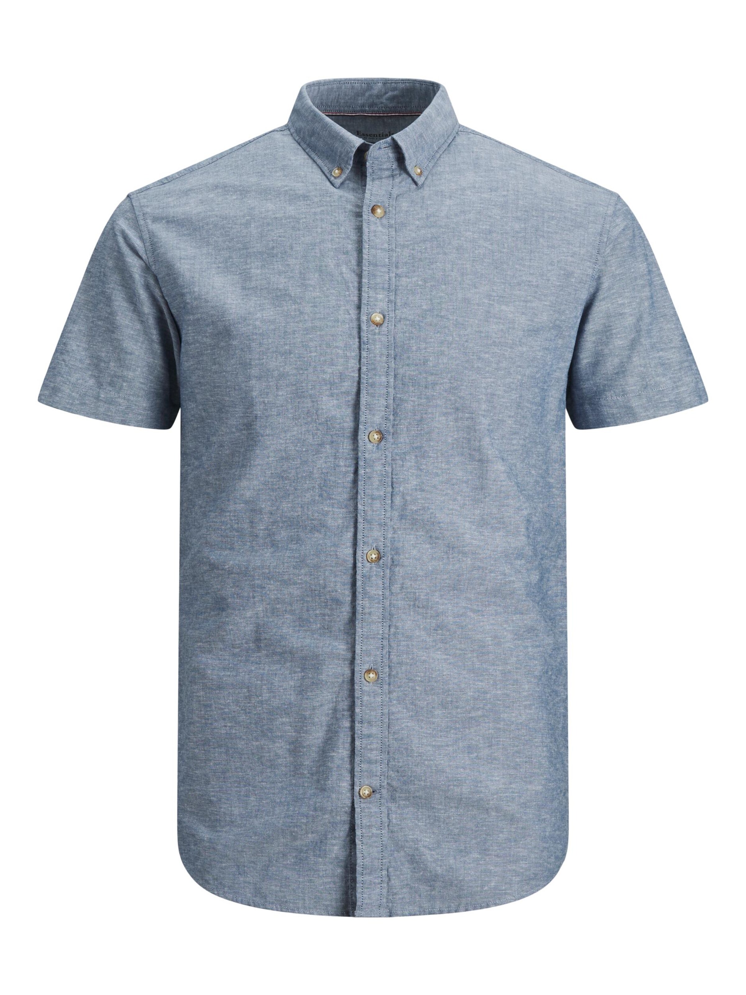 Männer Hemden JACK & JONES Hemd 'Summer' in Blaumeliert - UZ03207 Männer Hemden JACK & JONES Hemd 'Summer' in Blaumeliert - UZ03207
