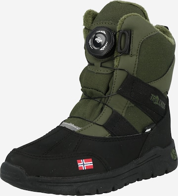 Chaussure de sport 'Narvik' TROLLKIDS en vert : devant
