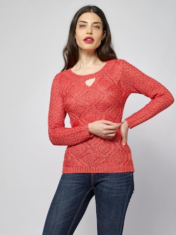 Pullover di KOROSHI in rosa: frontale