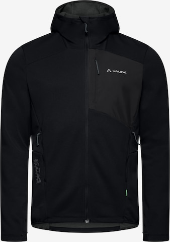 VAUDE Funktionsfleecejacke 'Monviso III' in Schwarz: Vorderseite