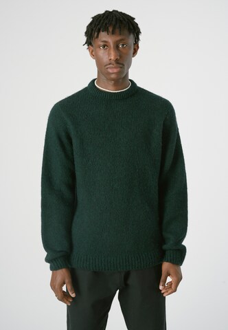 Cleptomanicx Sweater 'Dreamer' in Green: front