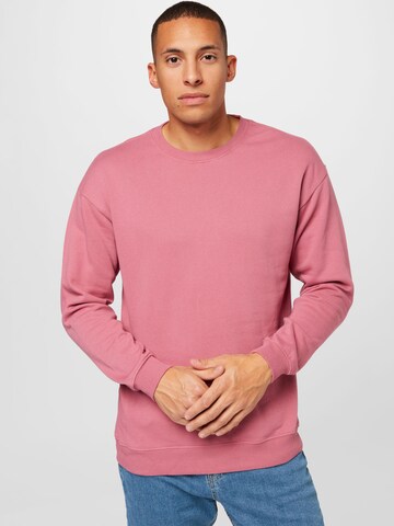 Sweat-shirt Cotton On en rose : devant