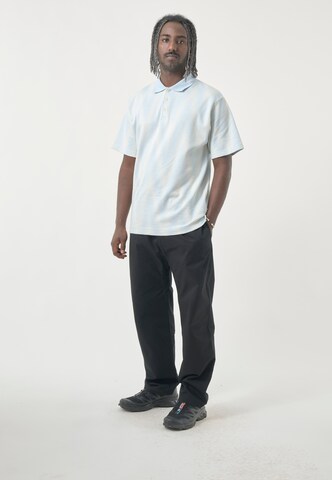 Cleptomanicx Polo-Shirt 'Ziggy' in Blau