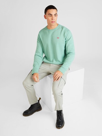 Coupe regular Sweat-shirt 'The Original HM Crew' LEVI'S ® en vert