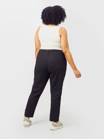 KAFFE CURVE Regular Pants 'Olivia' in Black