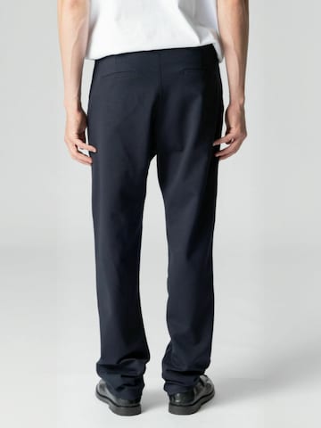 TEESHOPPEN - regular Pantalón ' Wide ' en azul