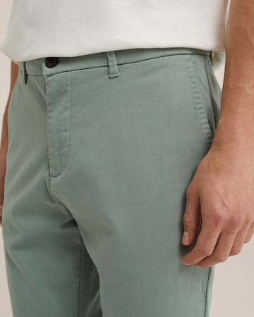 WE Fashion Slimfit Παντελόνι τσίνο σε πράσινο
