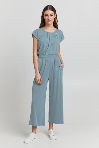 Oxmo Wide leg Pants 'OXBryndis' in Blue