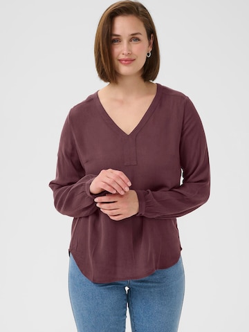 Kaffe Blouse 'KAamber' in Bruin: voorkant