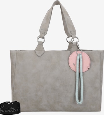 Fritzi aus Preußen Shopper 'Izzy Vintage' in Grau: Vorderseite