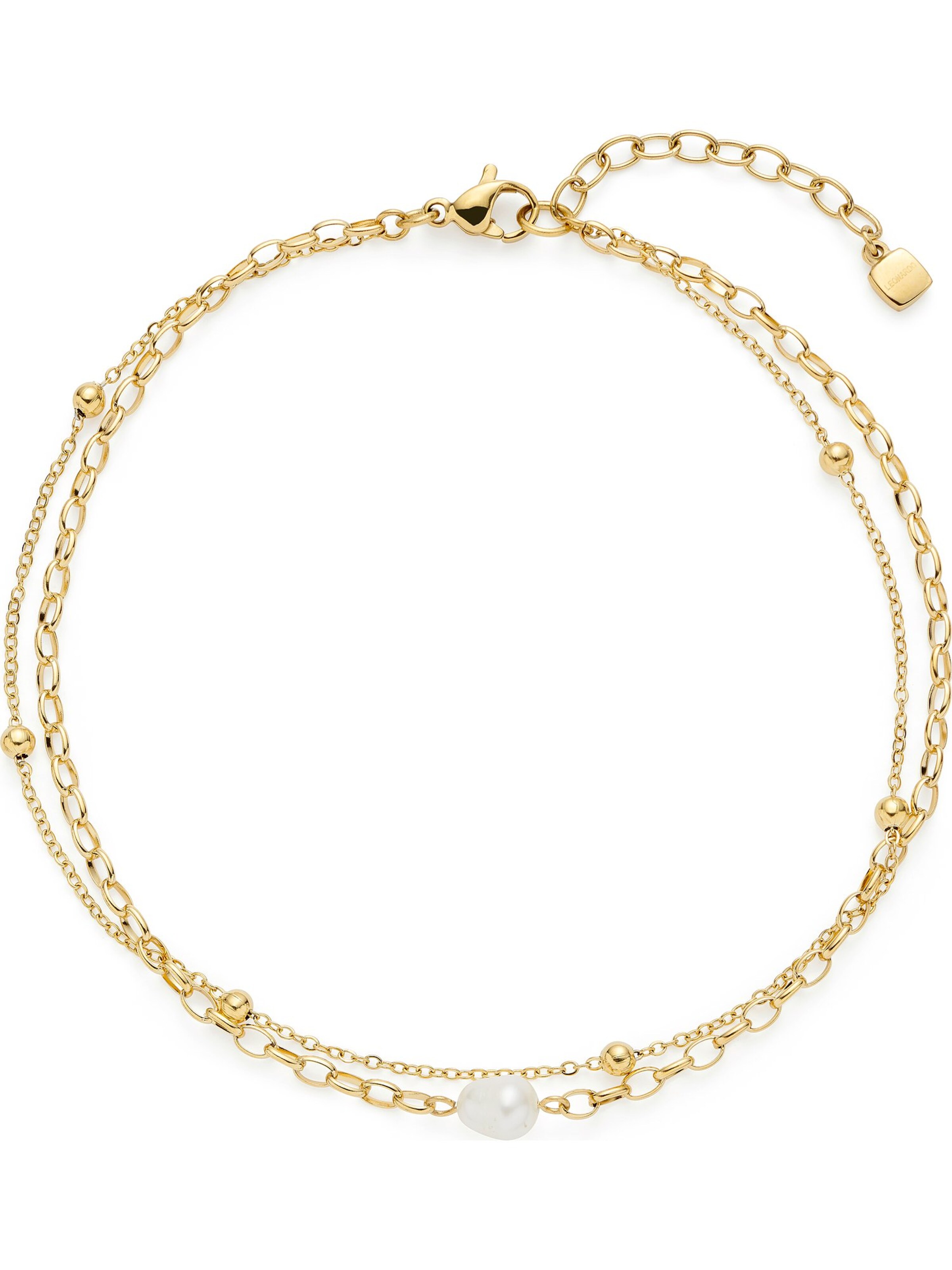 LEONARDO Necklace in Gold: front