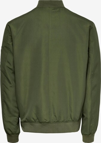 Veste mi-saison Only & Sons en vert