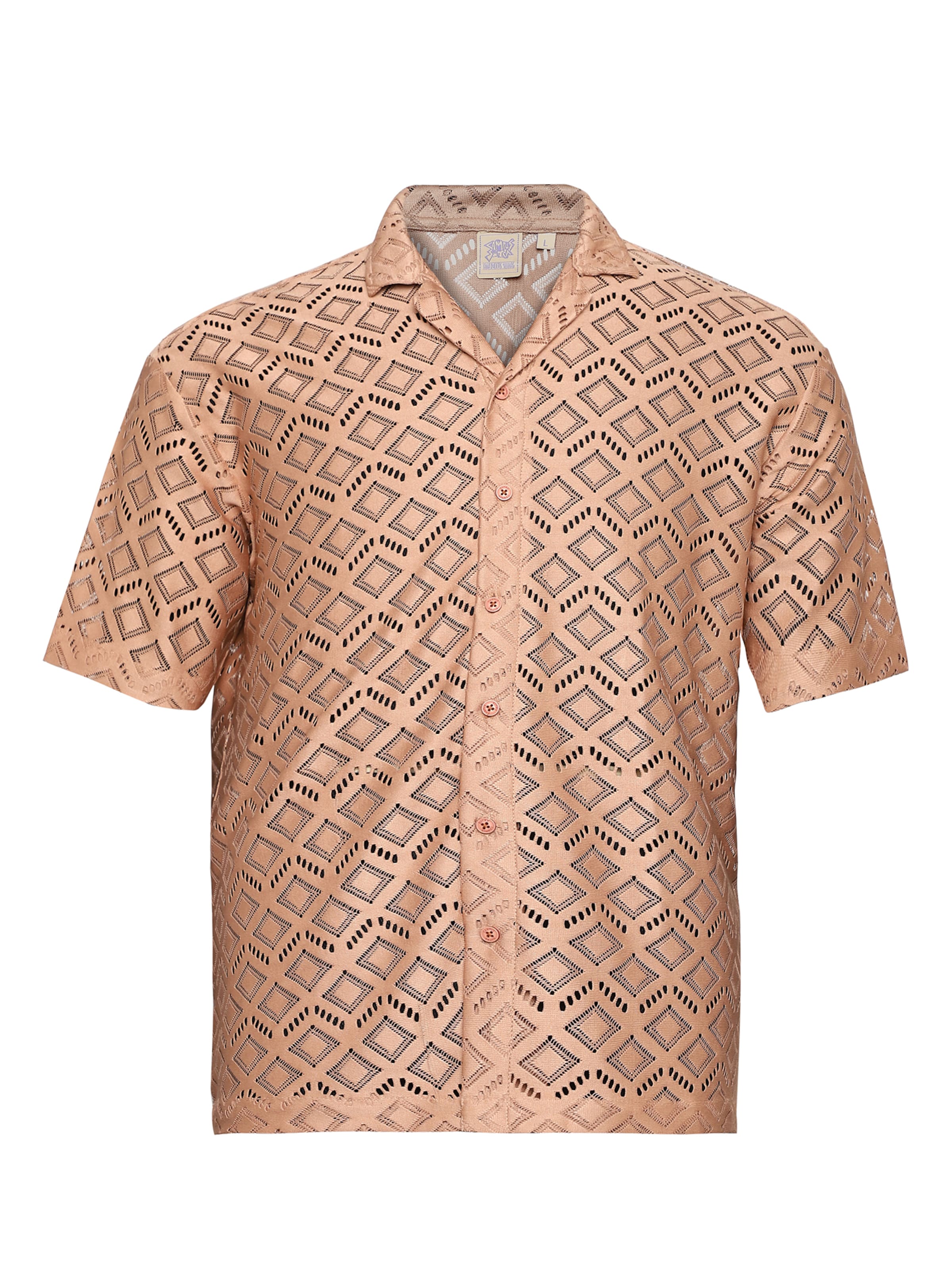 Campus Sutra Средняя посадка Рубашка 'Tamsyn' в Коричневый: спереди