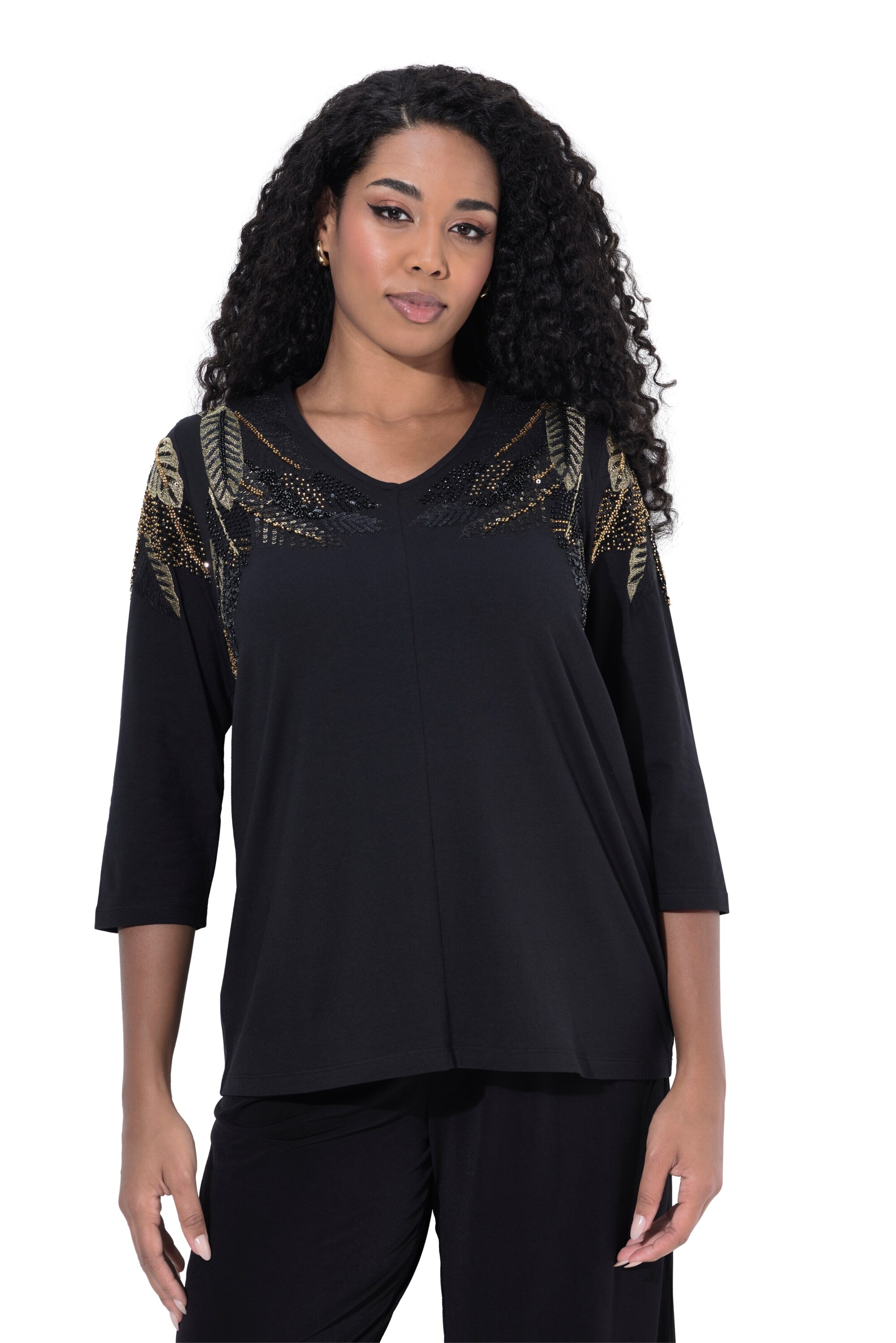 Ulla Popken Shirt in Blue: front