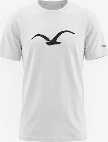 T-Shirt 'Möwe' Cleptomanicx en blanc : devant