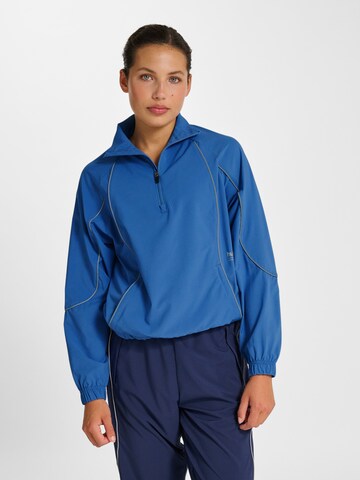 Hummel Sportjas 'Pulse' in Blauw: voorkant