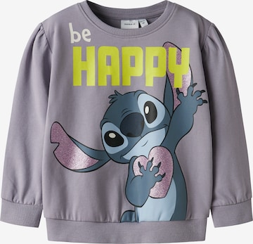 NAME IT Sweatshirt in Lila: Vorderseite