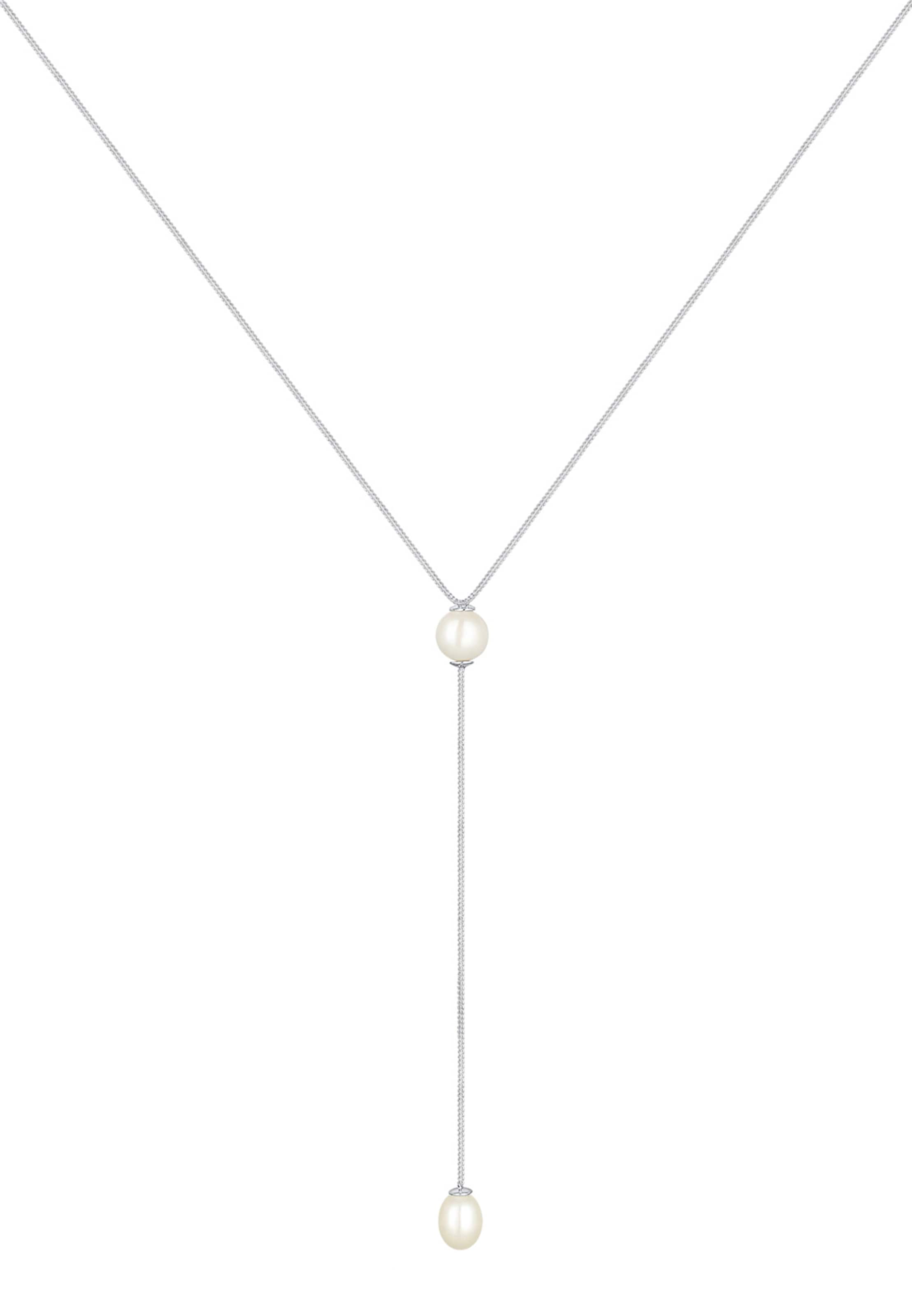 ELLI Řetízek - stříbrná / perlově bílá, Produkt