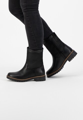 Travelin Boots 'Mygland ' in Zwart: voorkant