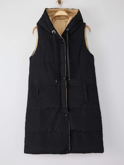 Trendyol Gilet en beige / noir, Vue avec produit