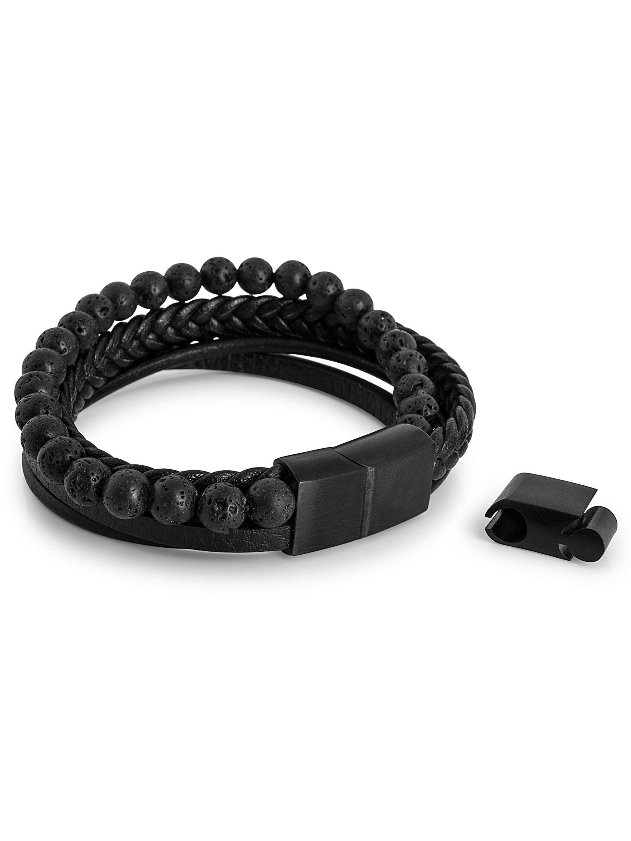 Akitsune Bracelet 'Bellum' in Black: front