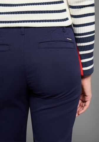 HECHTER PARIS Slimfit Chinohose in Blau