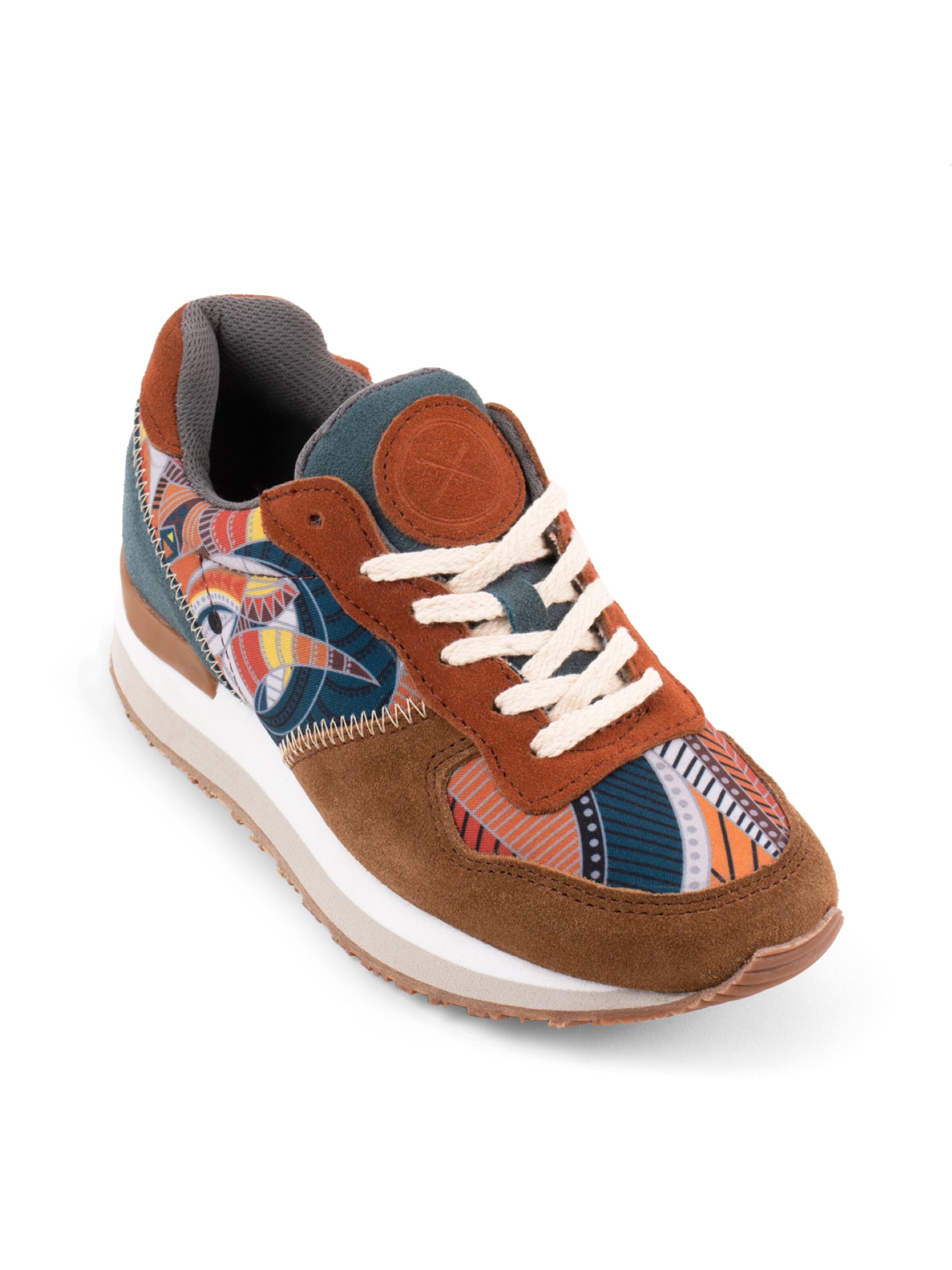 inkkas Sneaker low 'Inkkas Cyprus Cush Sneaker – Extra gepolsterter Damen-Sneaker mit Berg- & Naturmotiv'‌‌‌‌ in mischfarben, Produktansicht