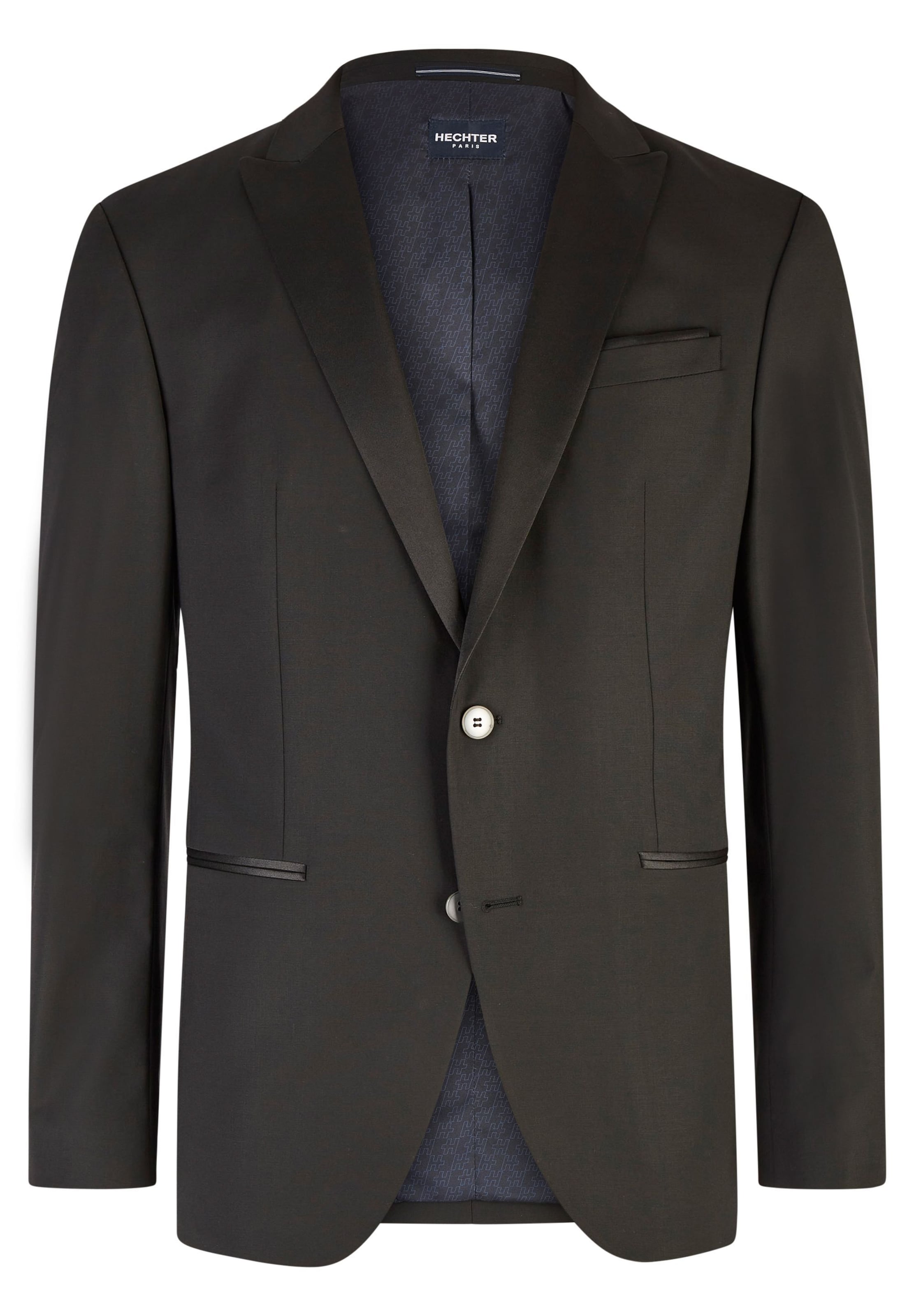 Coupe slim Veste de costume HECHTER PARIS en noir : devant