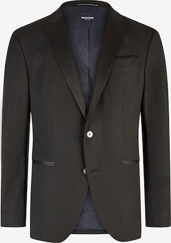 HECHTER PARIS Slim fit Business Blazer in Black: front