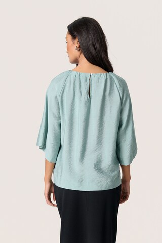 SOAKED IN LUXURY Blouse 'SLLeodora' in Blue