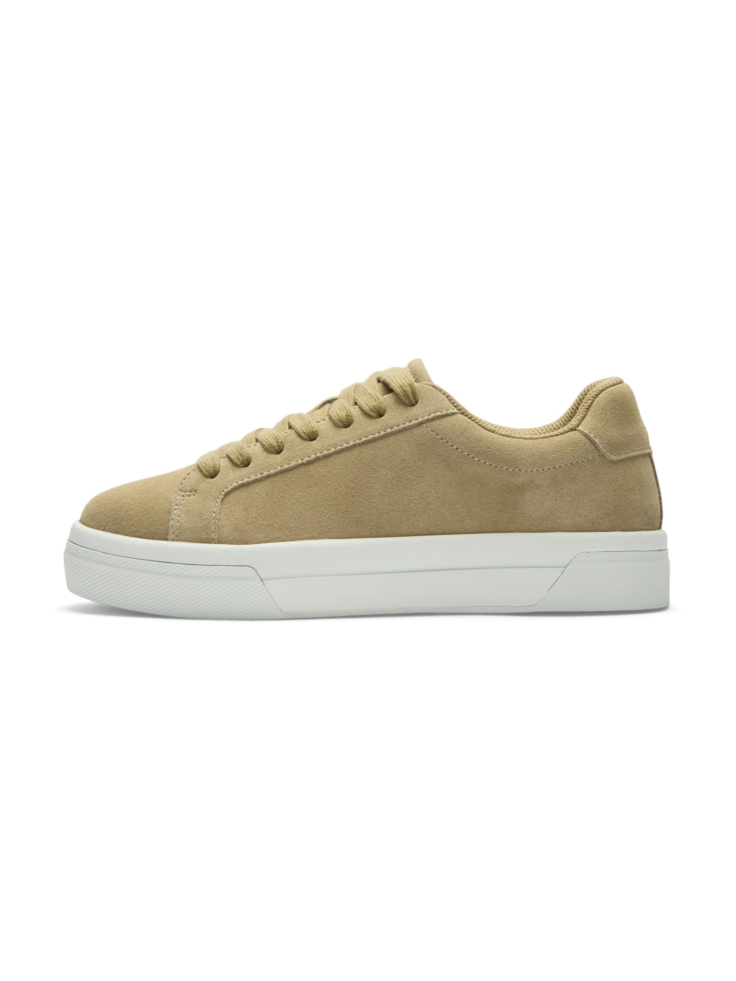 SELECTED Platform trainers 'SLFEVA' in Beige: front