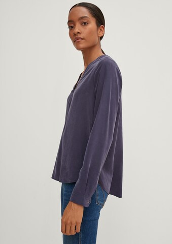 comma casual identity Bluse in Blau