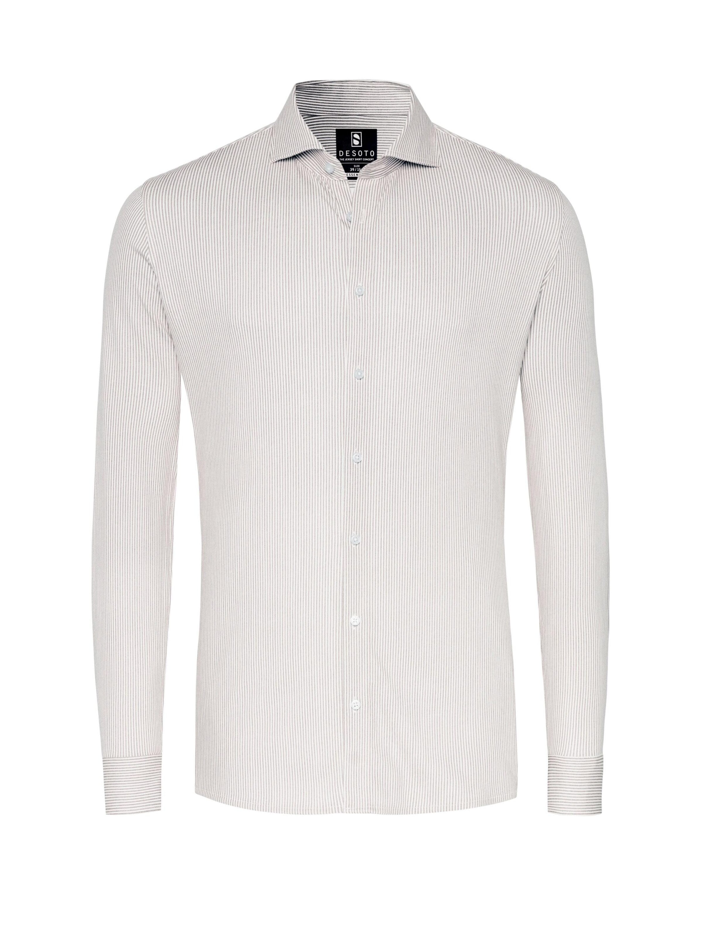 Coupe slim Chemise DESOTO en marron