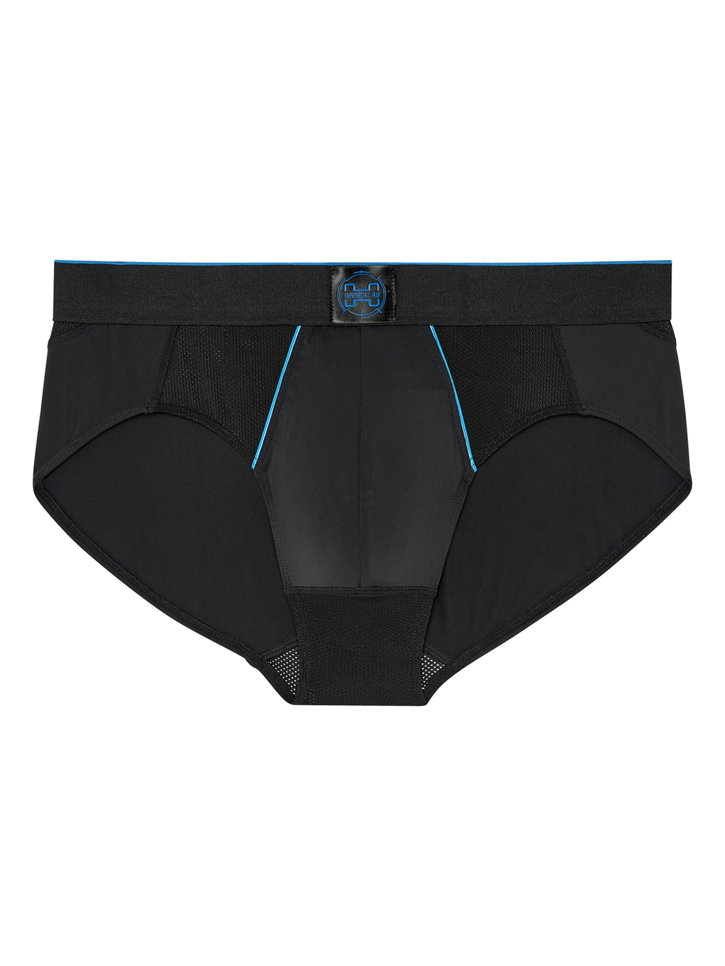 HOM Sports underpants ' Sports Lab Mini Briefs ' in Black: front